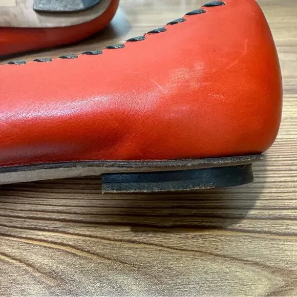 Isabella Fiore Ballet Flats Size 9.5 LAUPER LOVE Embroidered Made in Italy - Picture 6 of 10